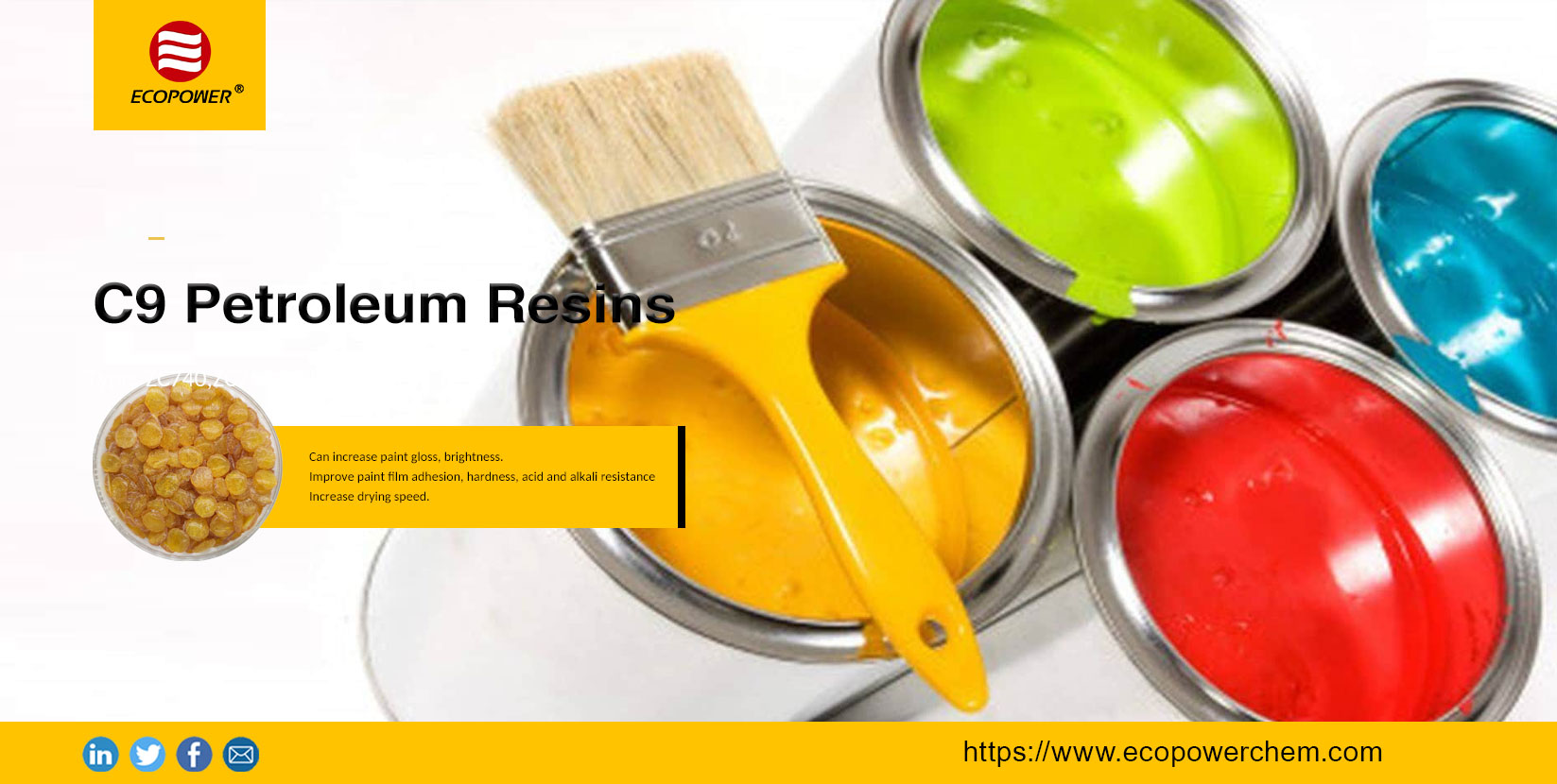 塗料およびインキ添加剤 塗料添加剤中の石油樹脂 - ECOPOWER
